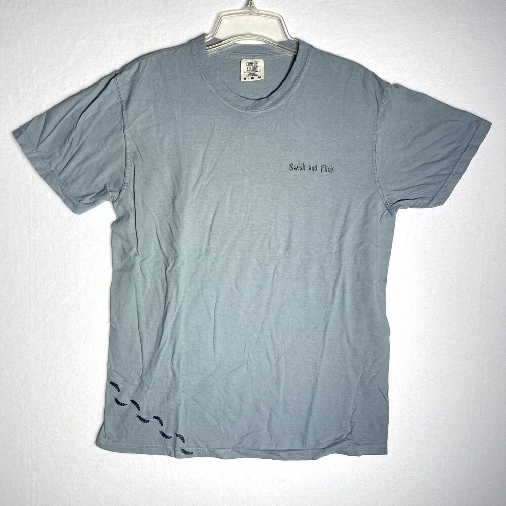Swish and Flick Comfort Colors Stone Tshirt Mens Size M